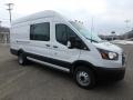 Oxford White 2019 Ford Transit Van 350 MR Long Exterior