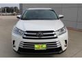 2019 Blizzard Pearl White Toyota Highlander XLE  photo #3