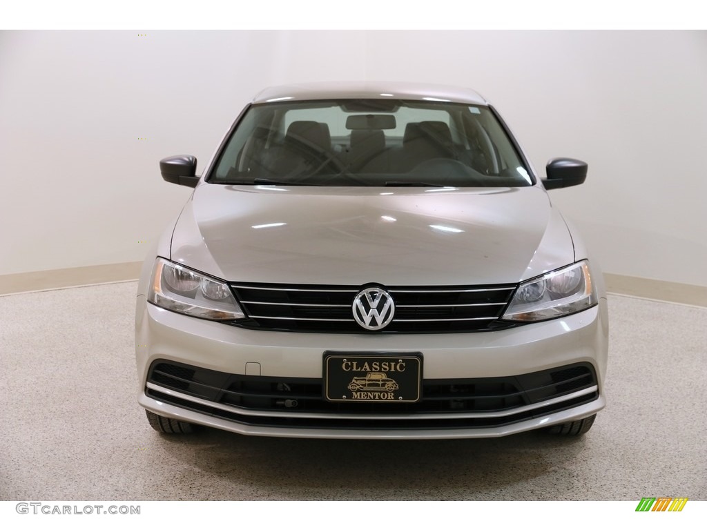 2016 Jetta S - Moonrock Silver Metallic / Titan Black photo #2