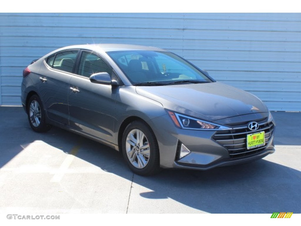 2019 Elantra SE - Machine Gray / Gray photo #2