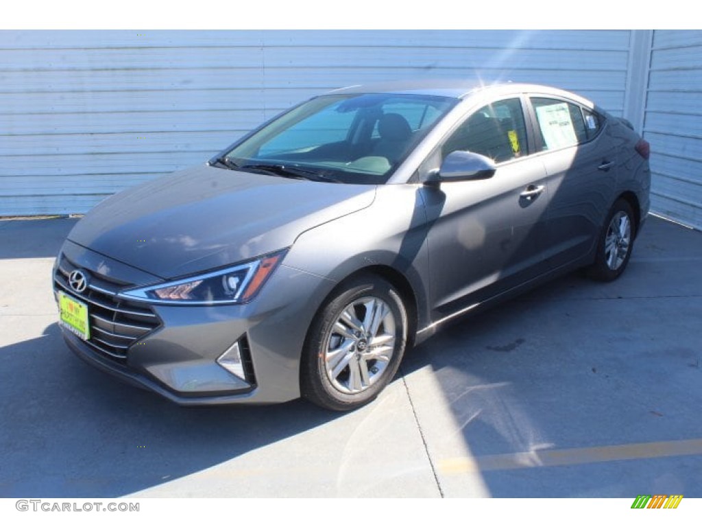 2019 Elantra SE - Machine Gray / Gray photo #4