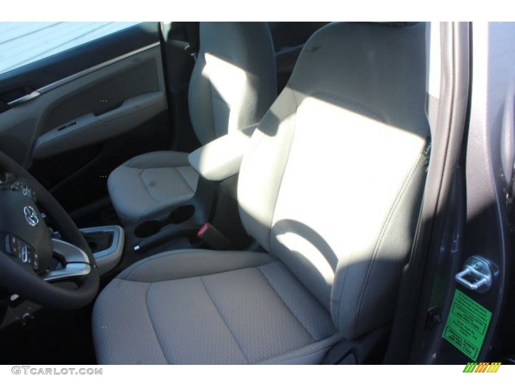 2019 Elantra SE - Machine Gray / Gray photo #10