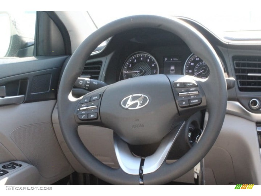2019 Elantra SE - Machine Gray / Gray photo #19