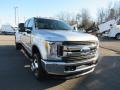 2017 Ingot Silver Ford F350 Super Duty XLT Crew Cab 4x4  photo #53