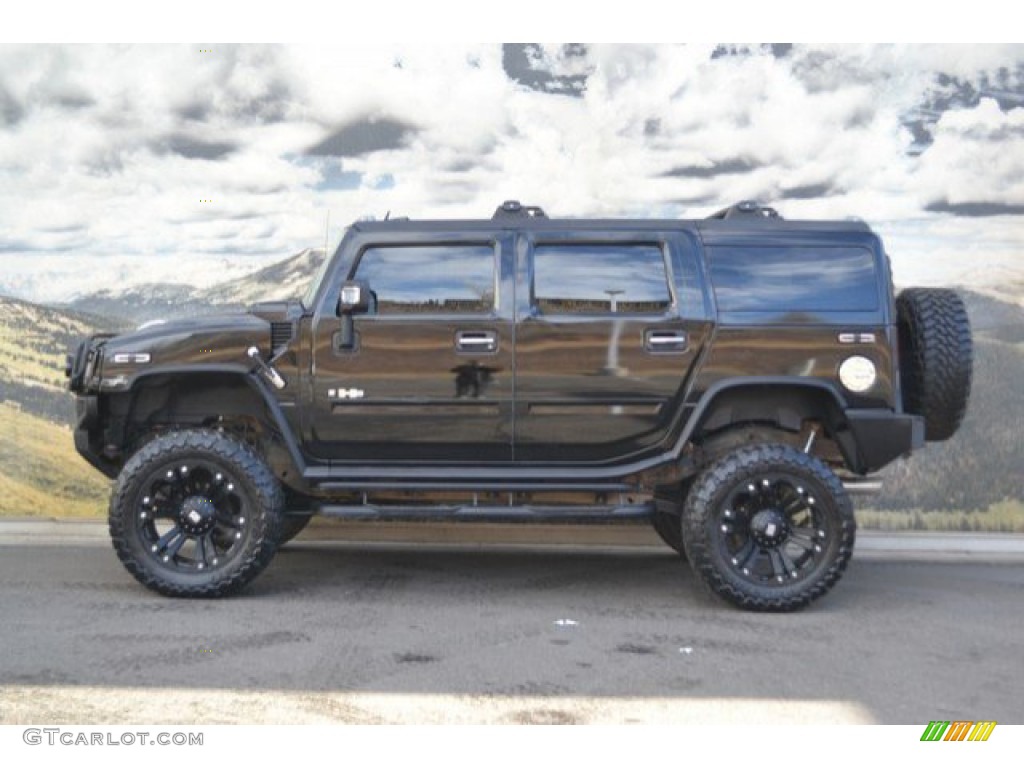 2008 H2 SUV - Black / Ebony Black photo #6