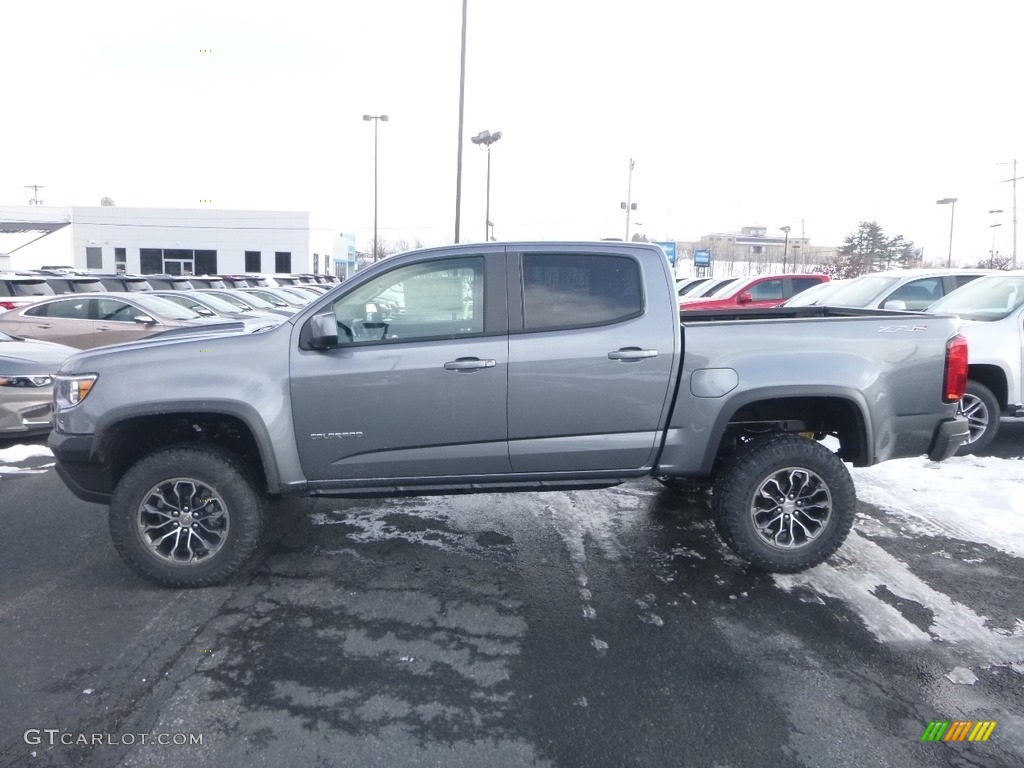 Satin Steel Metallic 2019 Chevrolet Colorado ZR2 Crew Cab 4x4 Exterior Photo #131460904