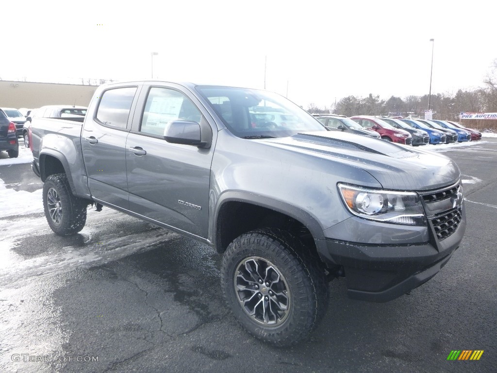 Satin Steel Metallic 2019 Chevrolet Colorado ZR2 Crew Cab 4x4 Exterior Photo #131461033