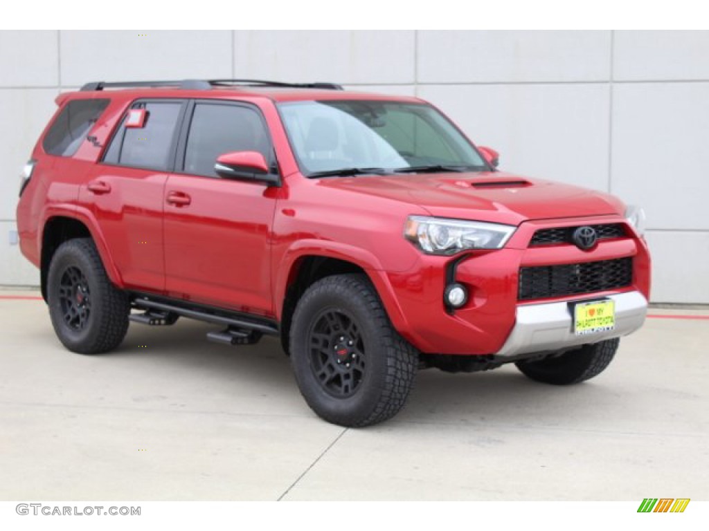 Barcelona Red Metallic 2019 Toyota 4Runner TRD Off-Road 4x4 Exterior Photo #131461435