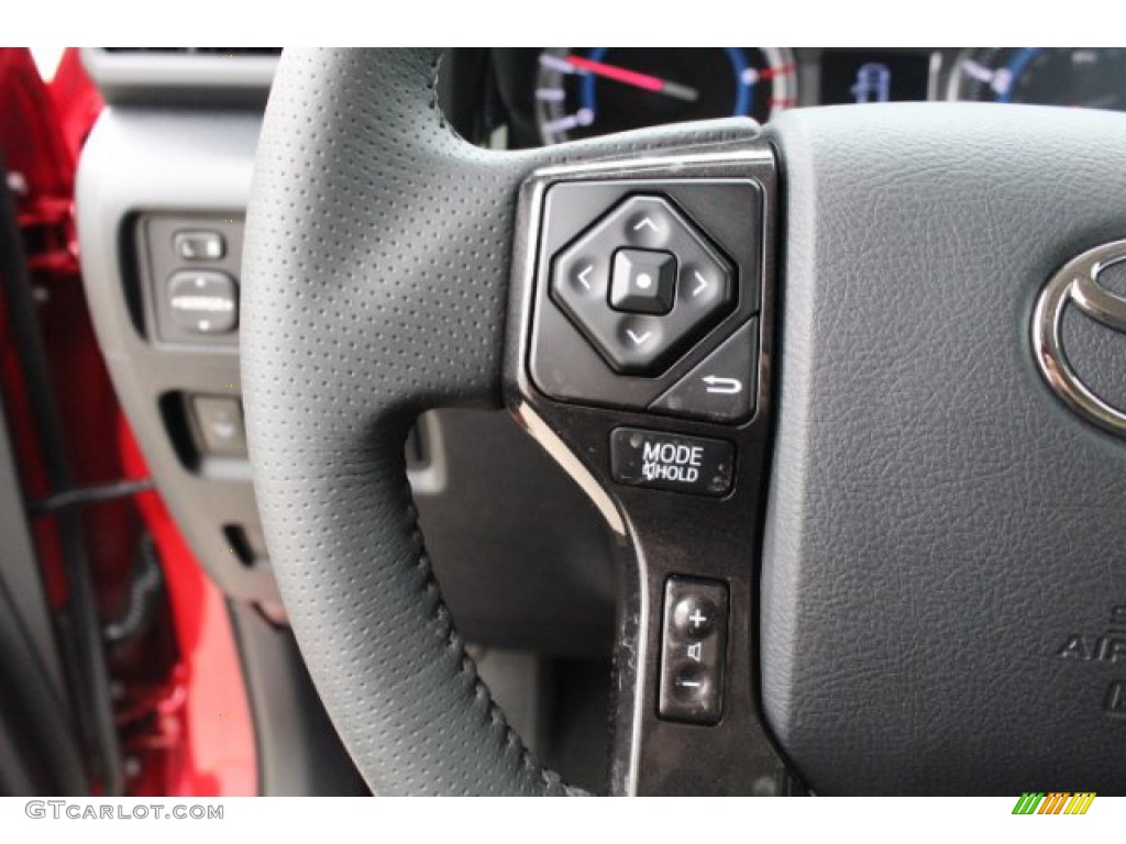 2019 Toyota 4Runner TRD Off-Road 4x4 Black Steering Wheel Photo #131461687