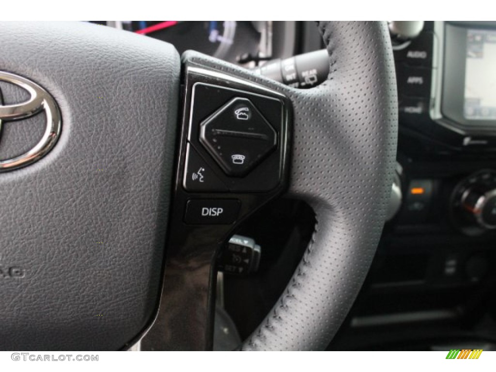 2019 Toyota 4Runner TRD Off-Road 4x4 Black Steering Wheel Photo #131461699