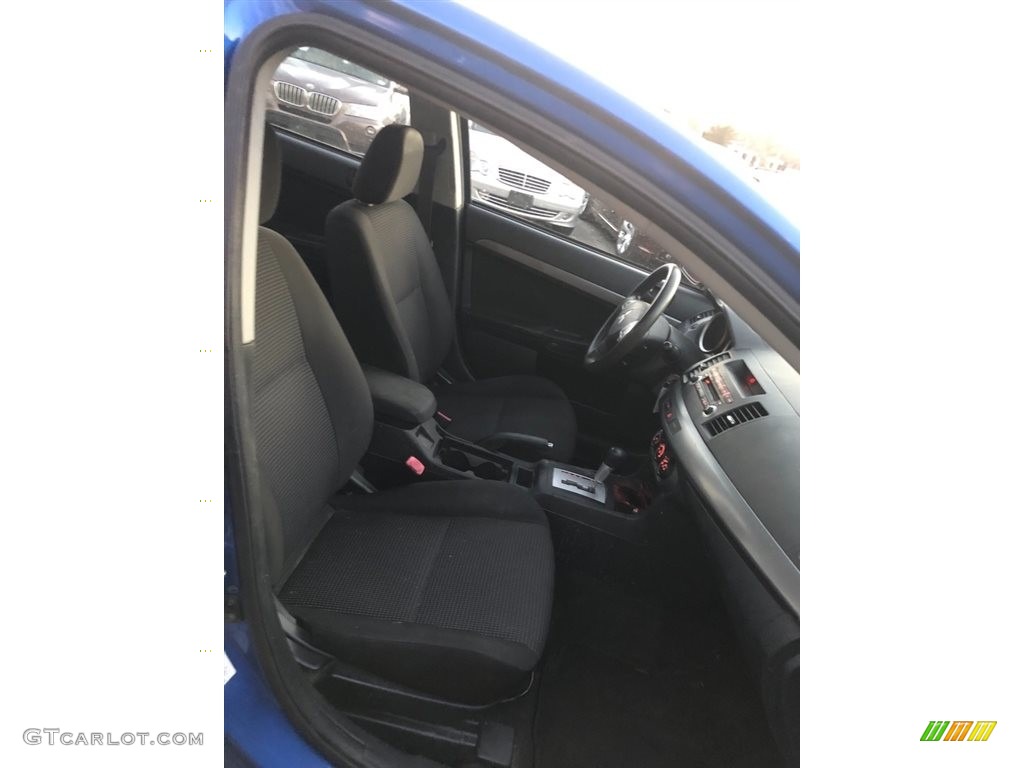 2010 Lancer ES - Octane Blue Metallic / Black photo #15