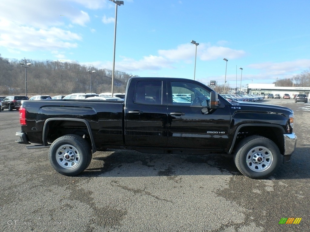 Onyx Black 2019 GMC Sierra 2500HD Double Cab 4WD Exterior Photo #131467476