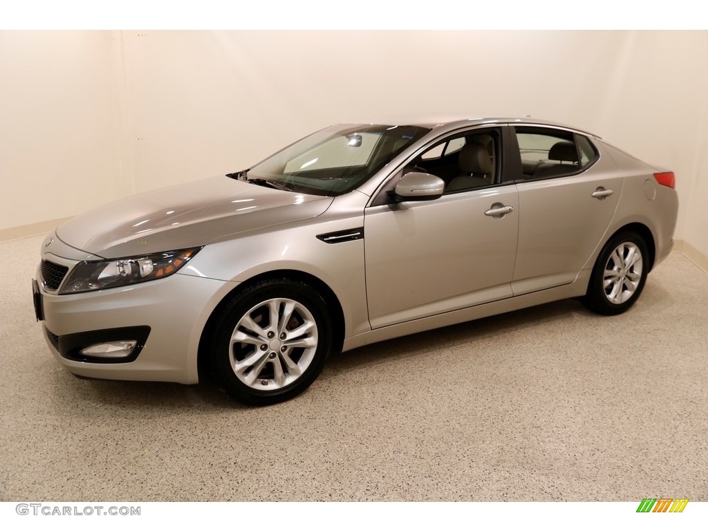 2013 Optima EX - Satin Metal Metallic / Beige photo #3