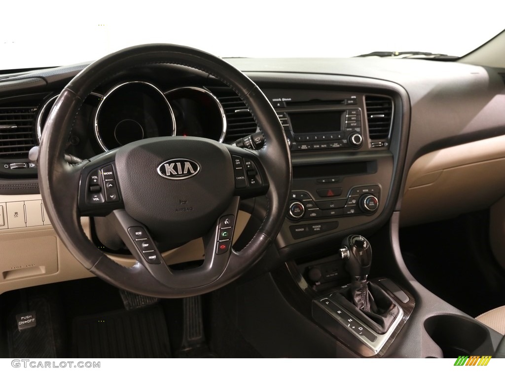 2013 Optima EX - Satin Metal Metallic / Beige photo #6