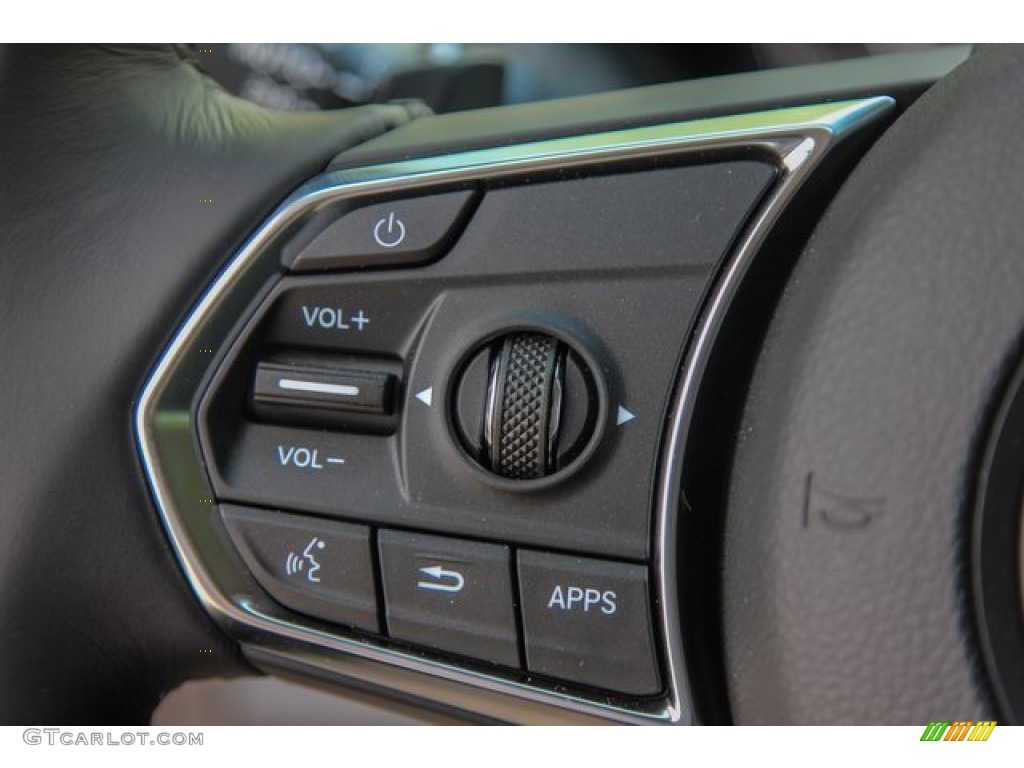 2019 Acura RDX Technology AWD Ebony Steering Wheel Photo #131468517