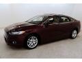2013 Bordeaux Reserve Red Metallic Ford Fusion SE 1.6 EcoBoost  photo #3