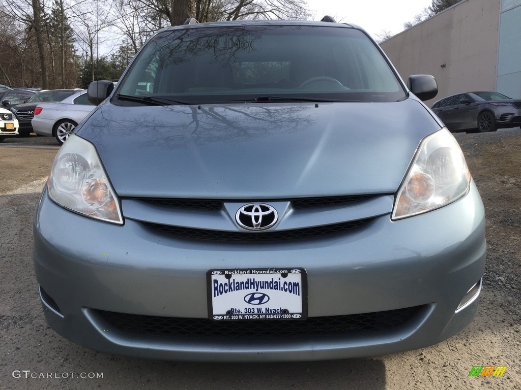 2009 Sienna LE - Blue Mirage Metallic / Stone photo #2