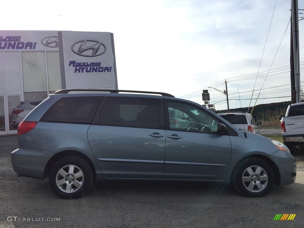 2009 Sienna LE - Blue Mirage Metallic / Stone photo #3