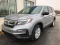 2019 Lunar Silver Metallic Honda Pilot LX AWD  photo #2