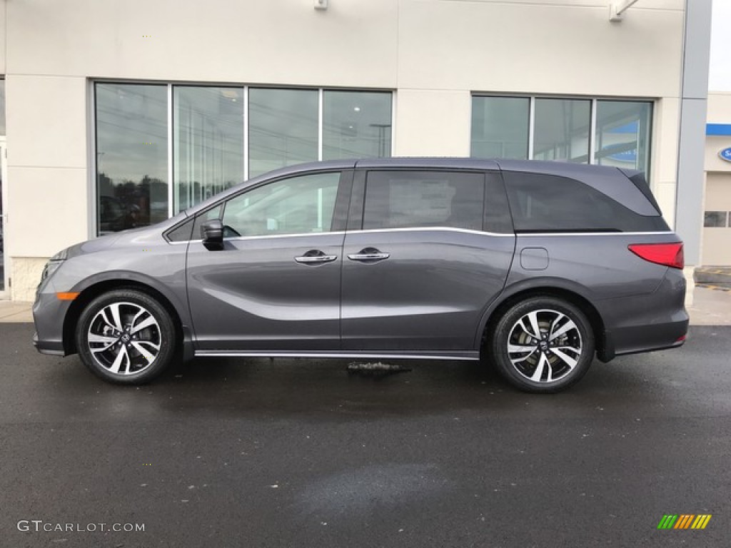 Modern Steel Metallic 2019 Honda Odyssey Elite Exterior Photo #131472387