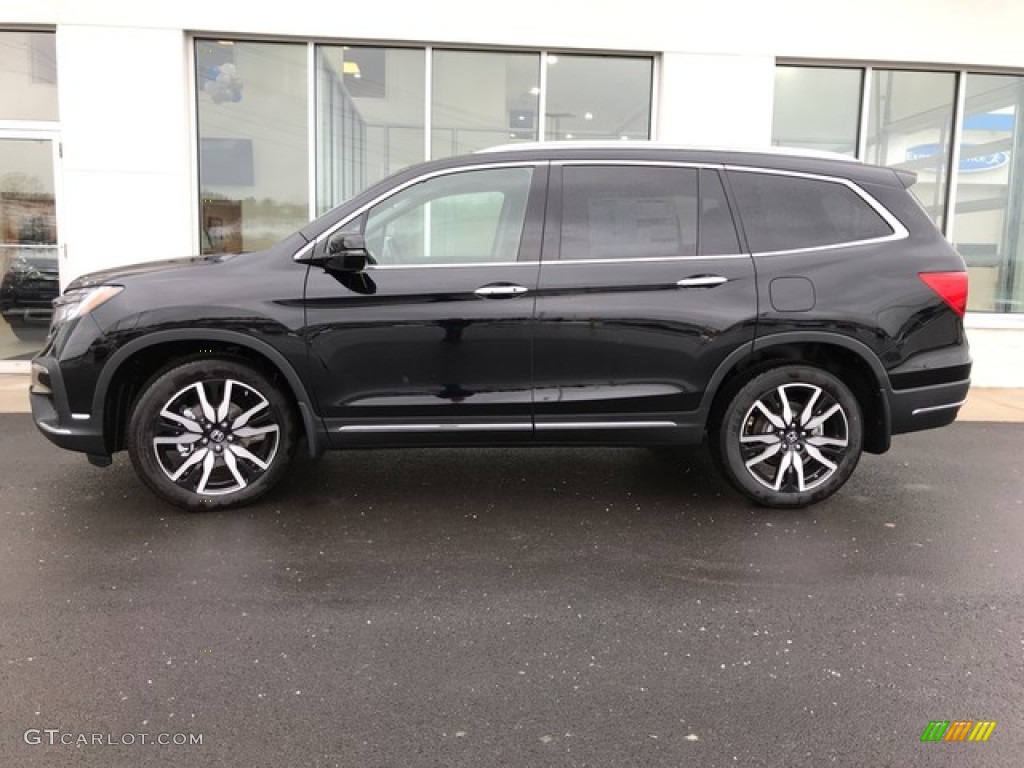 2019 Pilot Elite AWD - Crystal Black Pearl / Black photo #3