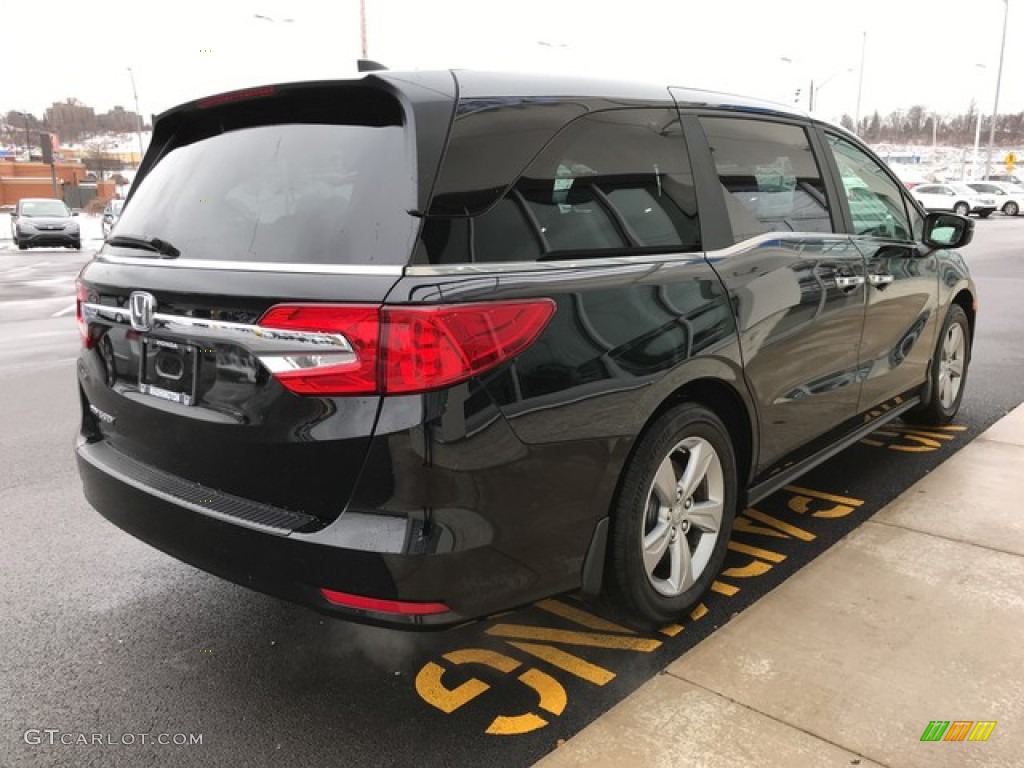 2019 Odyssey EX-L - Crystal Black Pearl / Gray photo #6