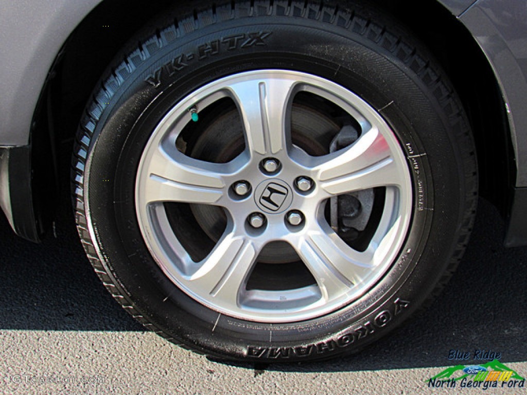 2015 Pilot EX-L 4WD - Modern Steel Metallic / Black photo #9