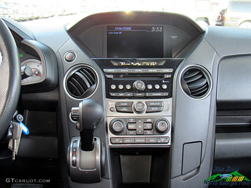 2015 Pilot EX-L 4WD - Modern Steel Metallic / Black photo #18