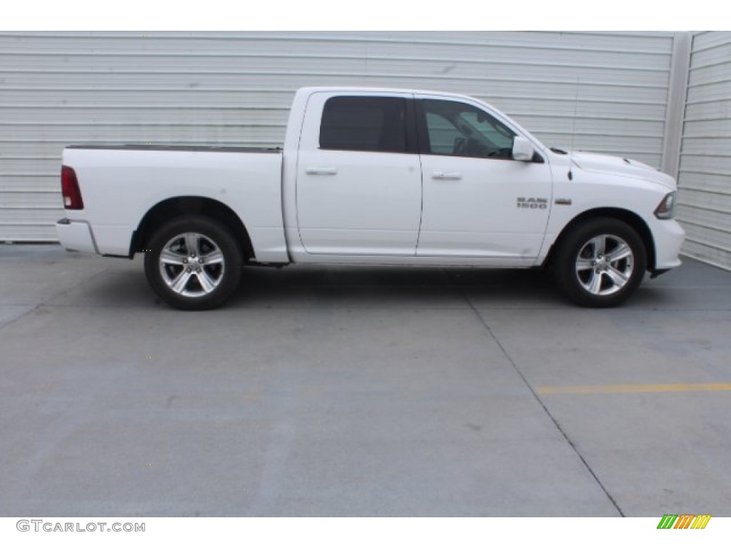 2014 1500 Sport Crew Cab - Bright White / Black photo #10