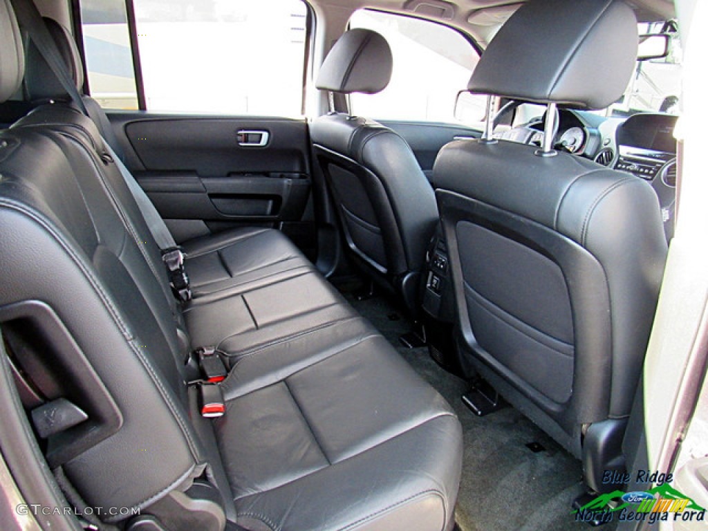 2015 Pilot EX-L 4WD - Modern Steel Metallic / Black photo #26