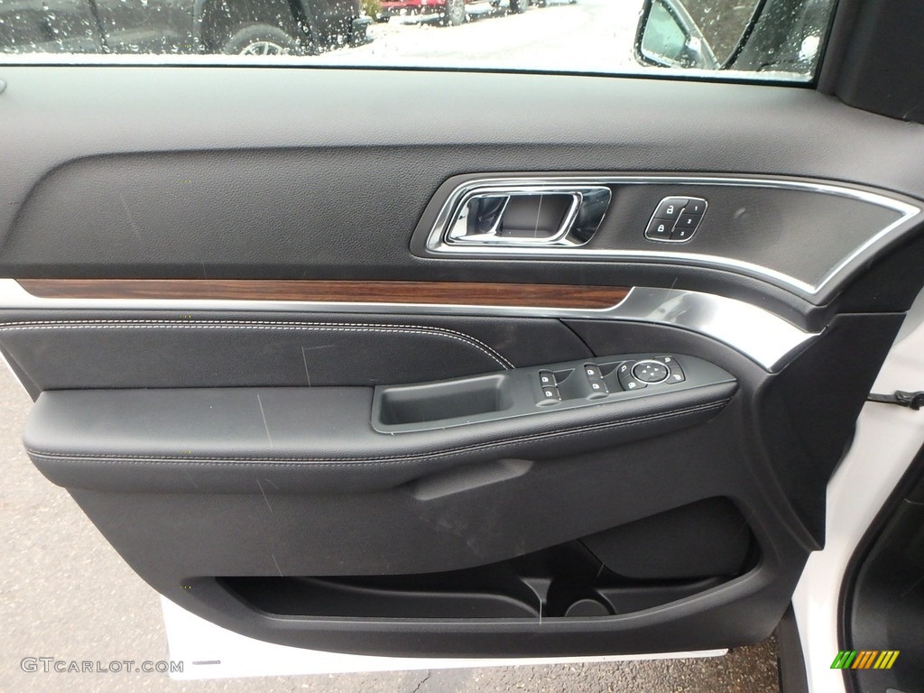 2019 Ford Explorer Limited 4WD Medium Black Door Panel Photo #131475555