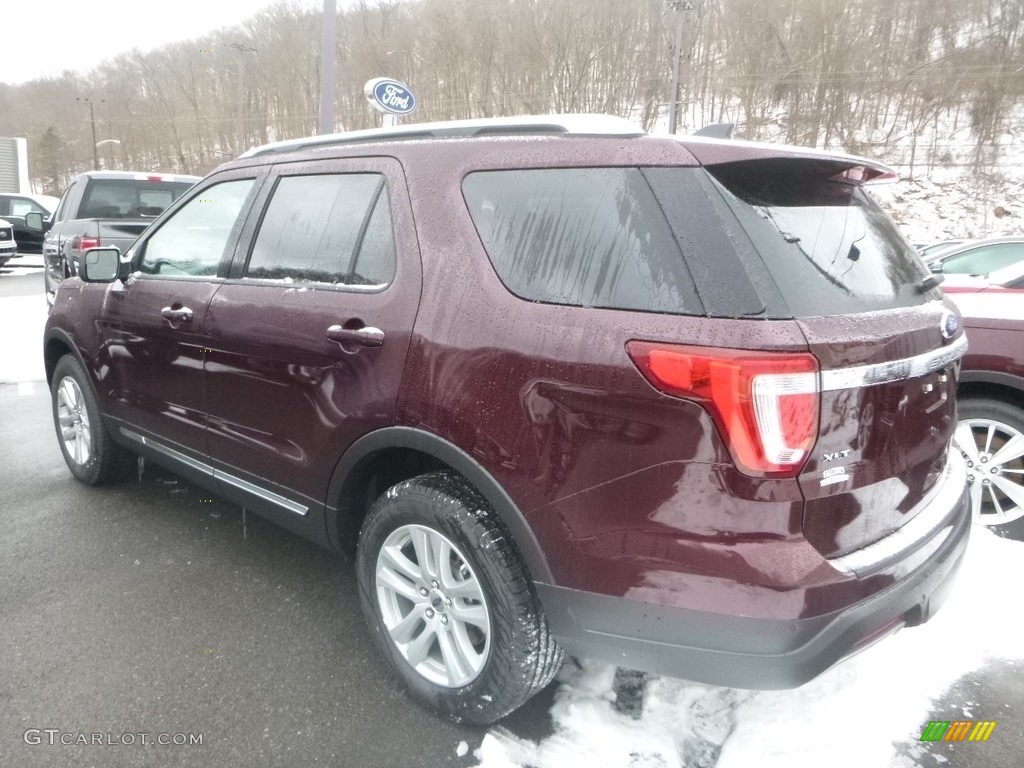 2019 Explorer XLT 4WD - Burgundy Velvet / Medium Black photo #6