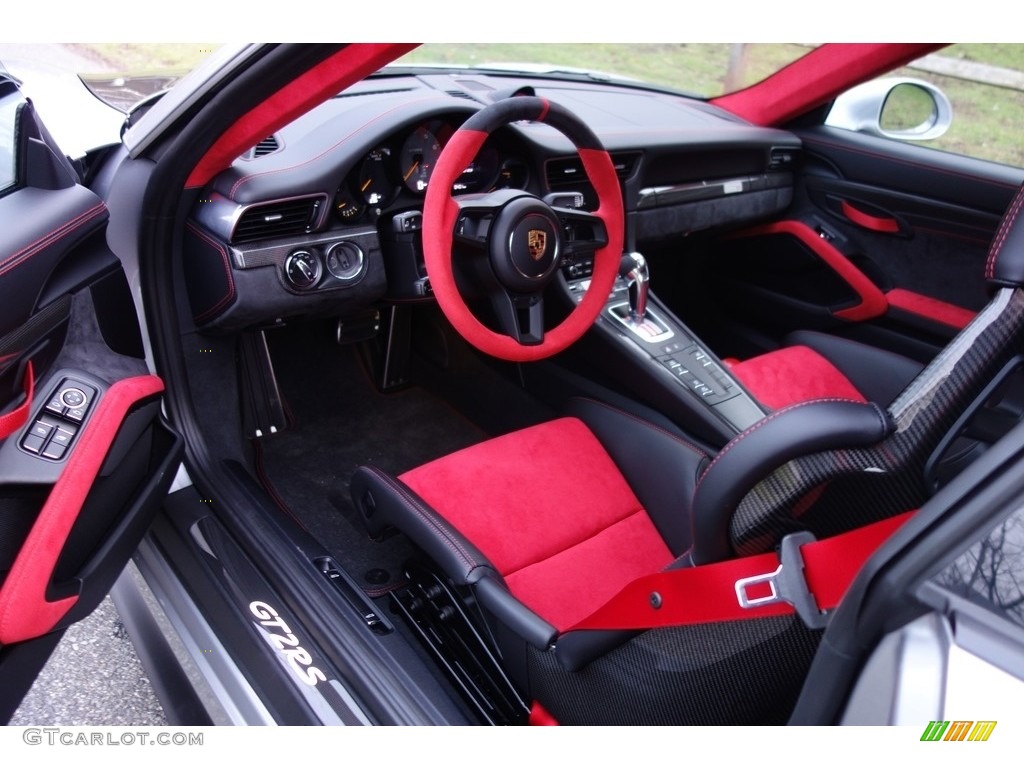 Black w/Red Alcantara Interior 2018 Porsche 911 GT2 RS Photo #131476925