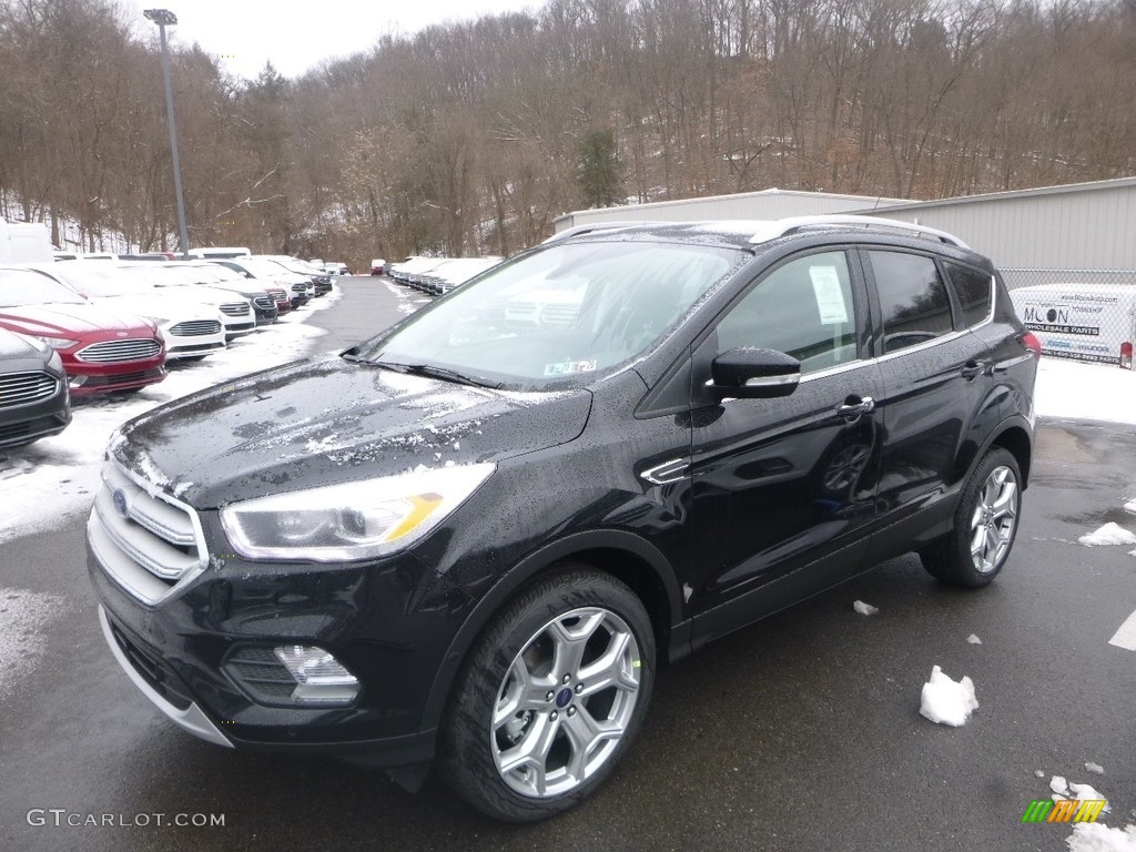 2019 Escape Titanium 4WD - Agate Black / Chromite Gray/Charcoal Black photo #5