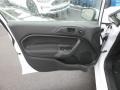 Charcoal Black 2019 Ford Fiesta SE Hatchback Door Panel
