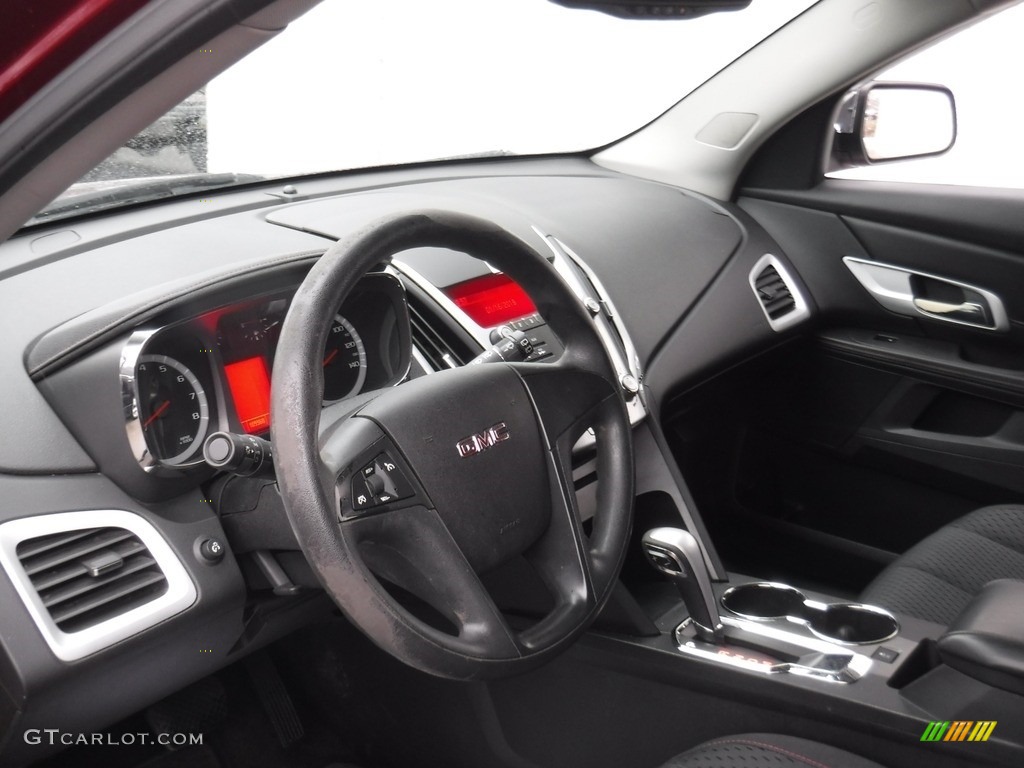 2010 Terrain SLE AWD - Merlot Jewel Metallic / Jet Black photo #12