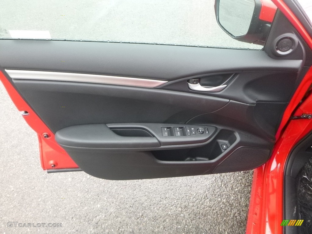 2019 Civic Sport Sedan - Rallye Red / Black photo #12