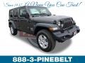 2019 Granite Crystal Metallic Jeep Wrangler Unlimited Sport 4x4  photo #1