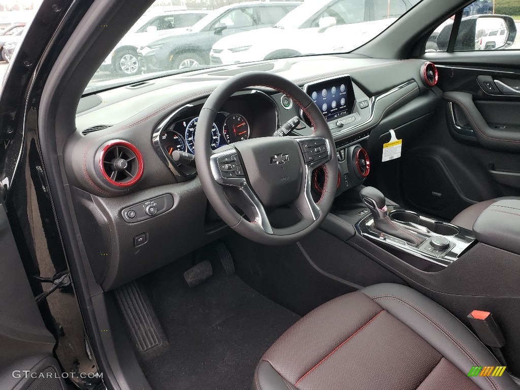 Jet Black Interior 2019 Chevrolet Blazer RS AWD Photo #131481471