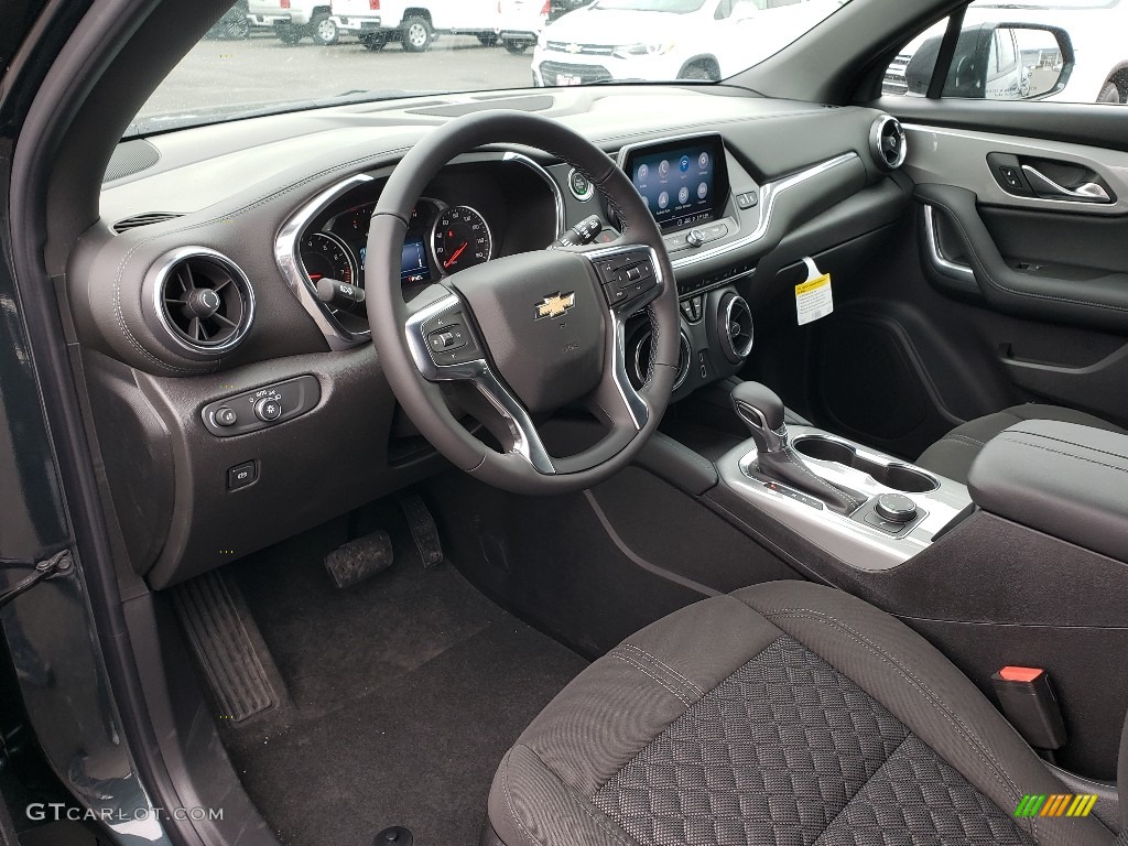 Jet Black Interior 2019 Chevrolet Blazer 3.6L Cloth AWD Photo #131481588