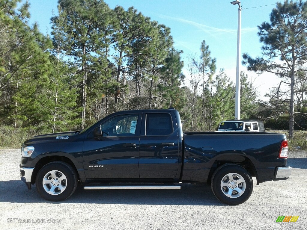 2019 1500 Tradesman Quad Cab - Maximum Steel Metallic / Black photo #2
