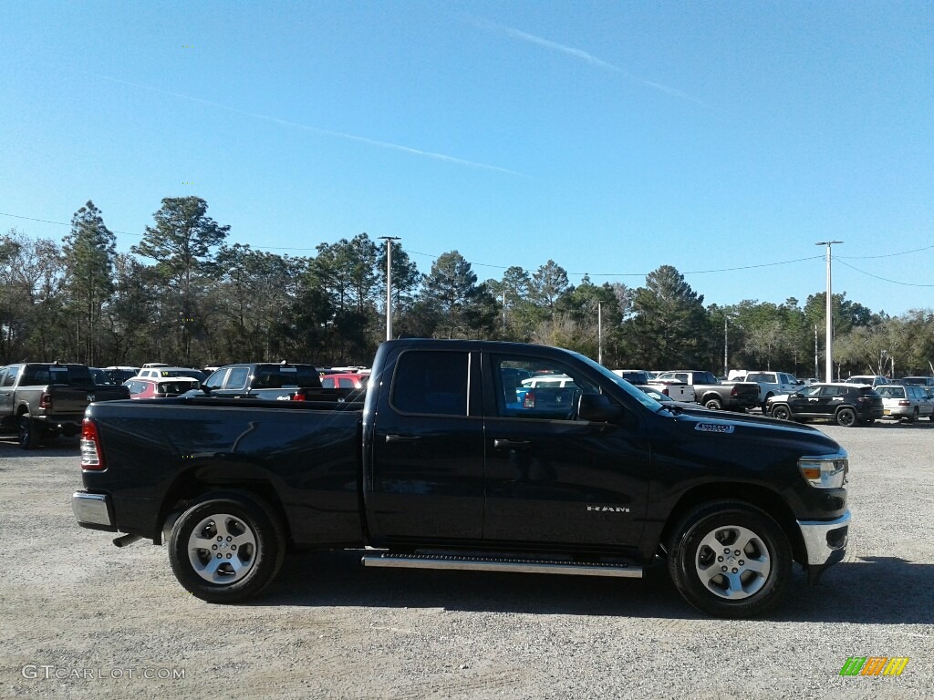 2019 1500 Tradesman Quad Cab - Maximum Steel Metallic / Black photo #6