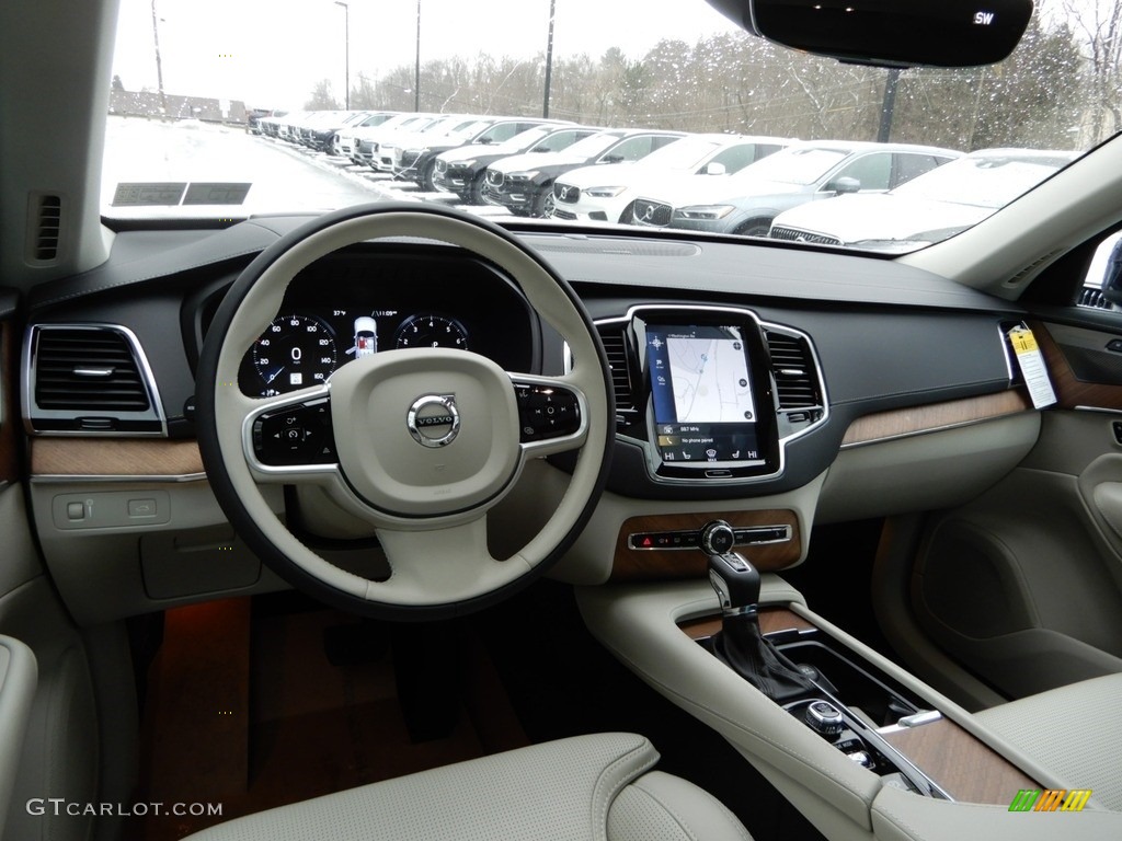 2019 Volvo XC90 T6 AWD Inscription Blonde Dashboard Photo #131481816