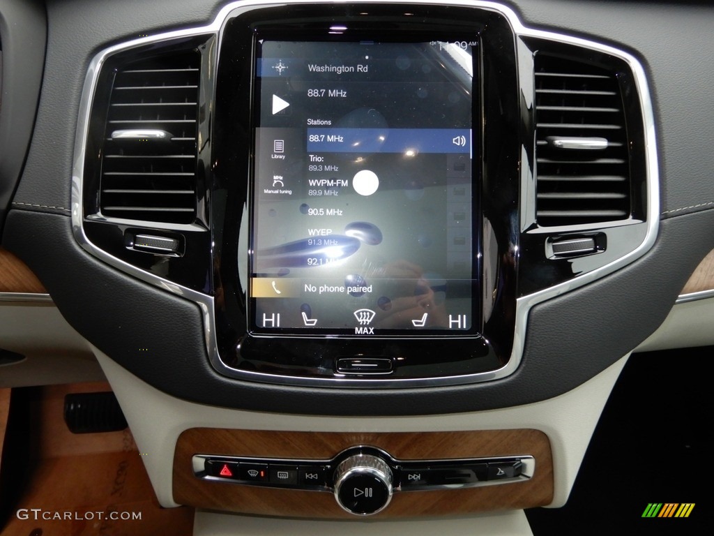 2019 XC90 T6 AWD Inscription - Magic Blue Metallic / Blonde photo #15