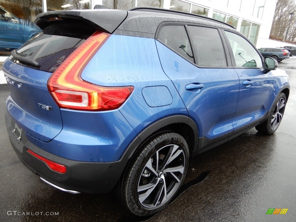 2019 XC40 T5 R-Design AWD - Bursting Blue Metallic / Charcoal photo #2