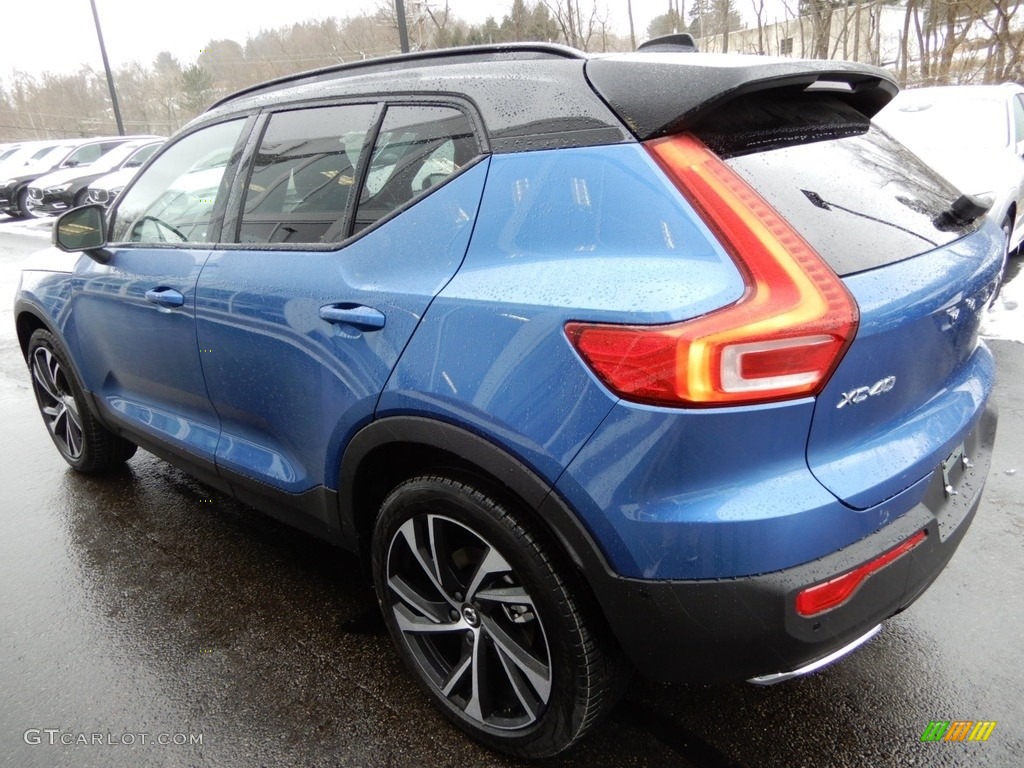 2019 XC40 T5 R-Design AWD - Bursting Blue Metallic / Charcoal photo #4
