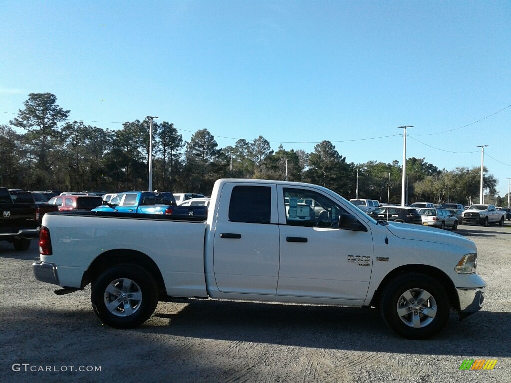 2019 1500 Classic Tradesman Quad Cab - Bright White / Black/Diesel Gray photo #6