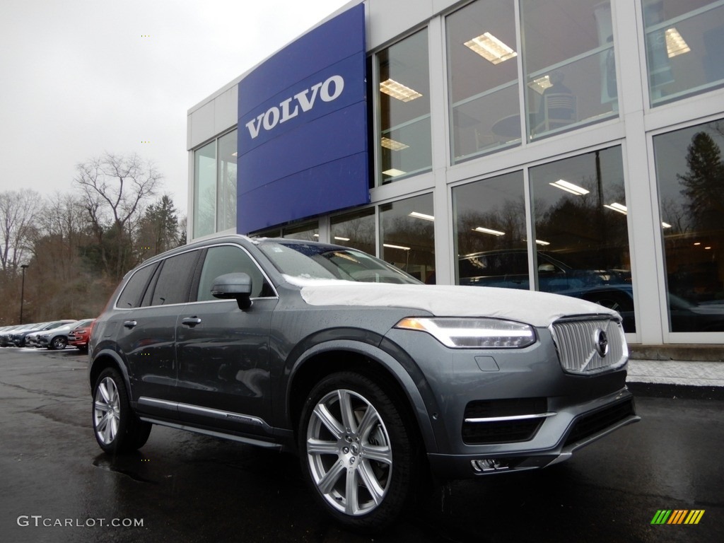 2019 XC90 T6 AWD Inscription - Osmium Grey Metallic / Amber photo #1