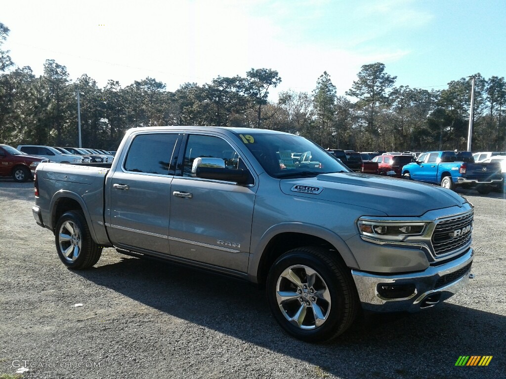 2019 1500 Limited Crew Cab - Billett Silver Metallic / Black photo #7