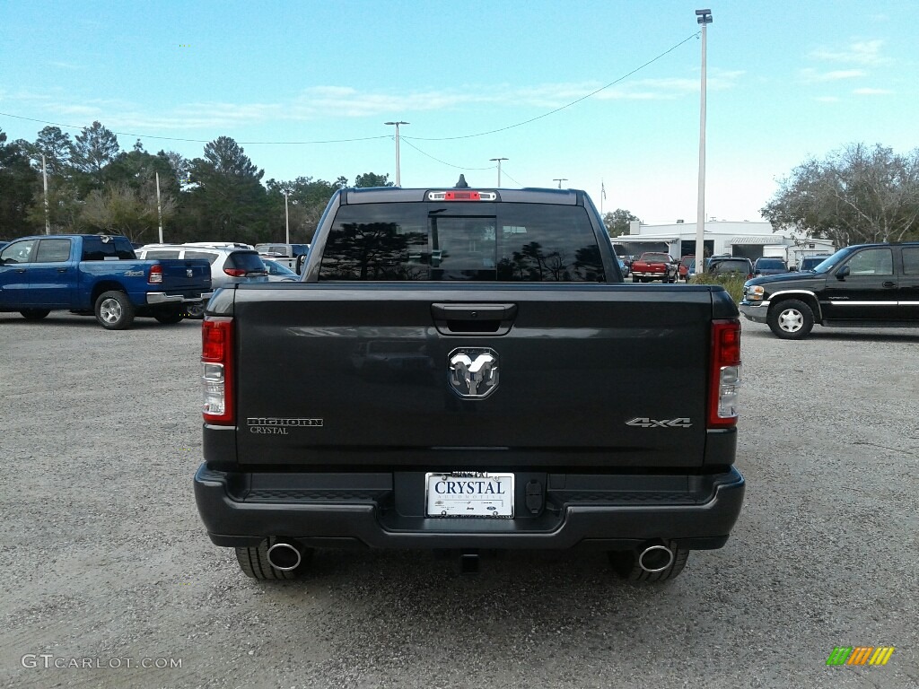2019 1500 Big Horn Crew Cab 4x4 - Granite Crystal Metallic / Black photo #4